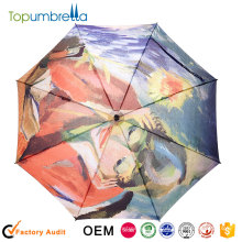 Wholesales new logo print Large travel Umbrellas